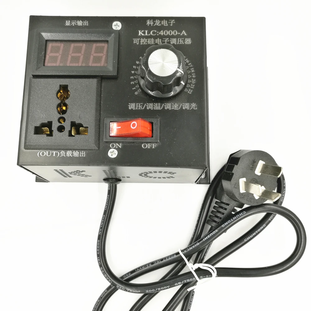 Электронный регулятор 4000 Вт тиристор с цифровым управлением для