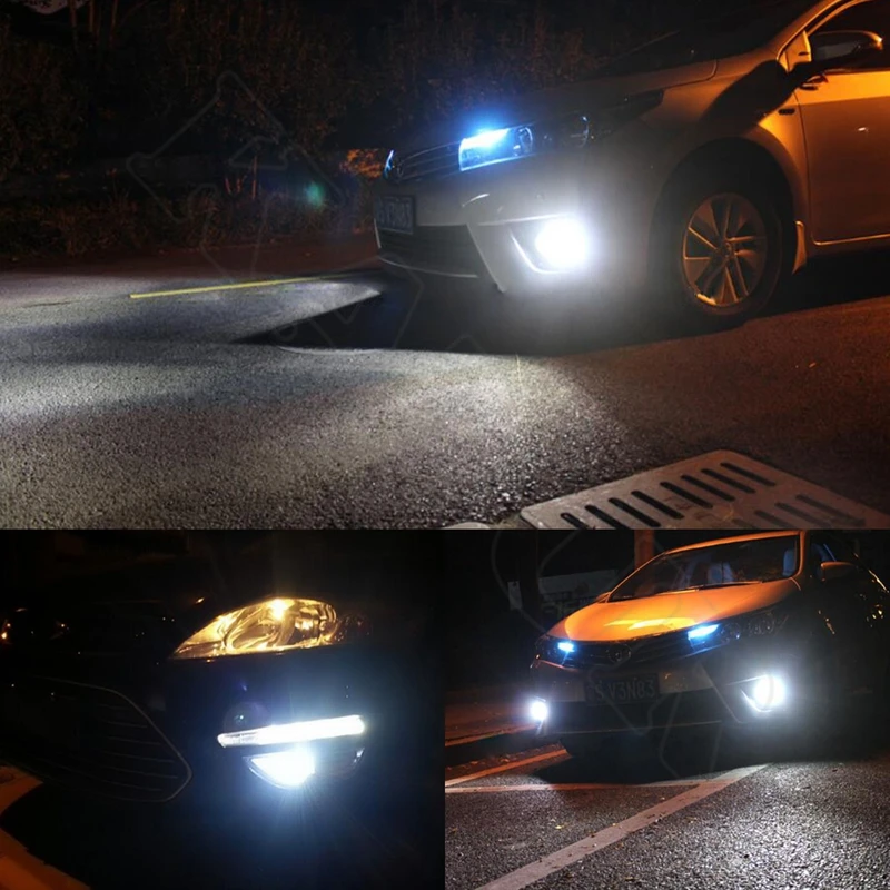 2x H27W2 8 CREE светодиодный SMD противотуманный светильник автомобильный фонарь для