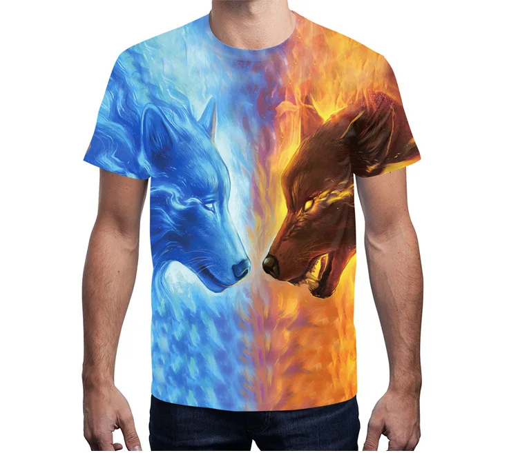 

Summer 2019 Women Fashion Summer O-Neck Casual Beach Short Sleeve T-Shirt 3D Printed Tops Tee Shirt B Men Girls Tee