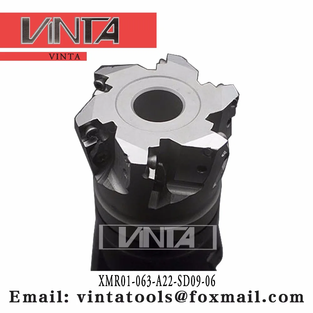 

XMR01-063-A22-SD09-06 сменная фреза подходит для карбидной вставки SDMT09T3-DM