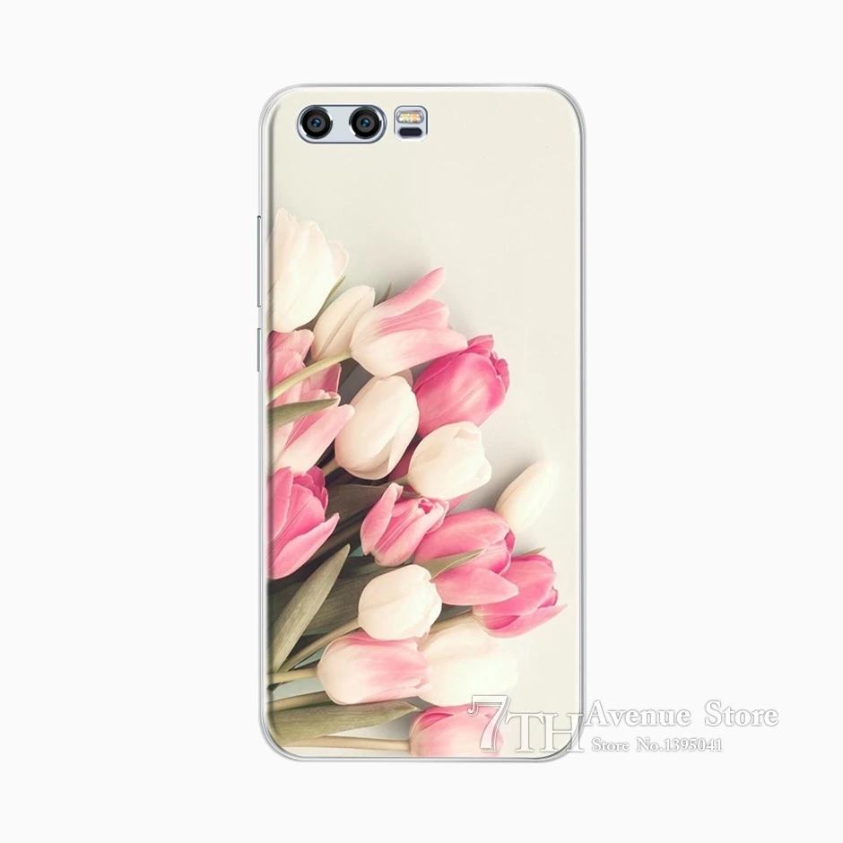 For Huawei Honor 9 Case Soft Silicone TPU Cartoon Phone Back Cover Premium 5.15&quot Capa | Мобильные телефоны и