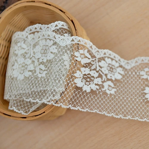 Paragraph beige polyester lace gauze DIY clothing accessories | Дом и сад