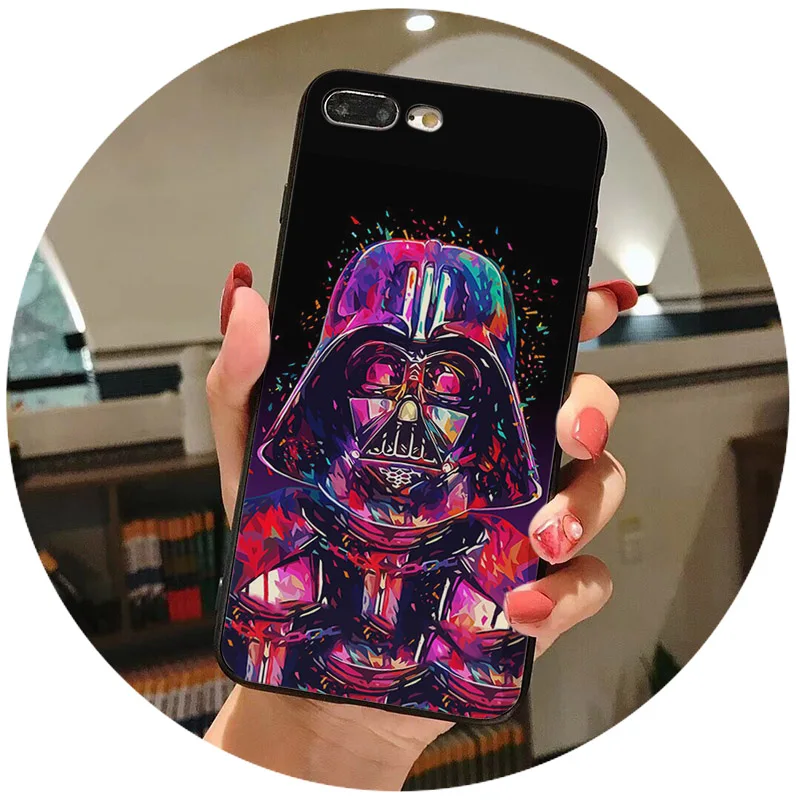 Мягкий ТПУ чехол для телефона Darth Vader Star Wars iPhone 5 6 6s 7 8 Plus 5s SE X Xs Max Xr силиконовый s |
