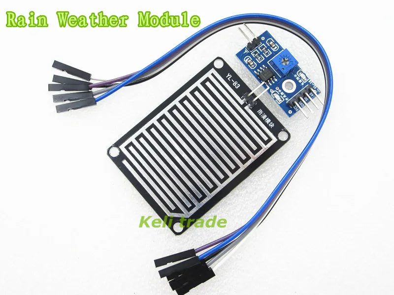 

2sets Foliar rain sensor module sensitive sensor module Rain Weather Module