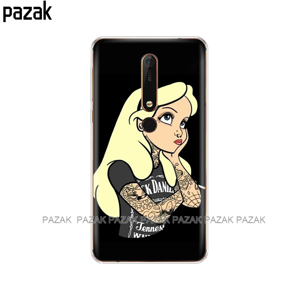 61459 Силиконовый чехол для nokia 6, 6,1, 7 plus, 8, 9, nokia 6, 2018x5x6, чехол, мягкая задняя крышка из ТПУ для телефона, защитный чехол-бампер с рисунком - Цвет: 61459