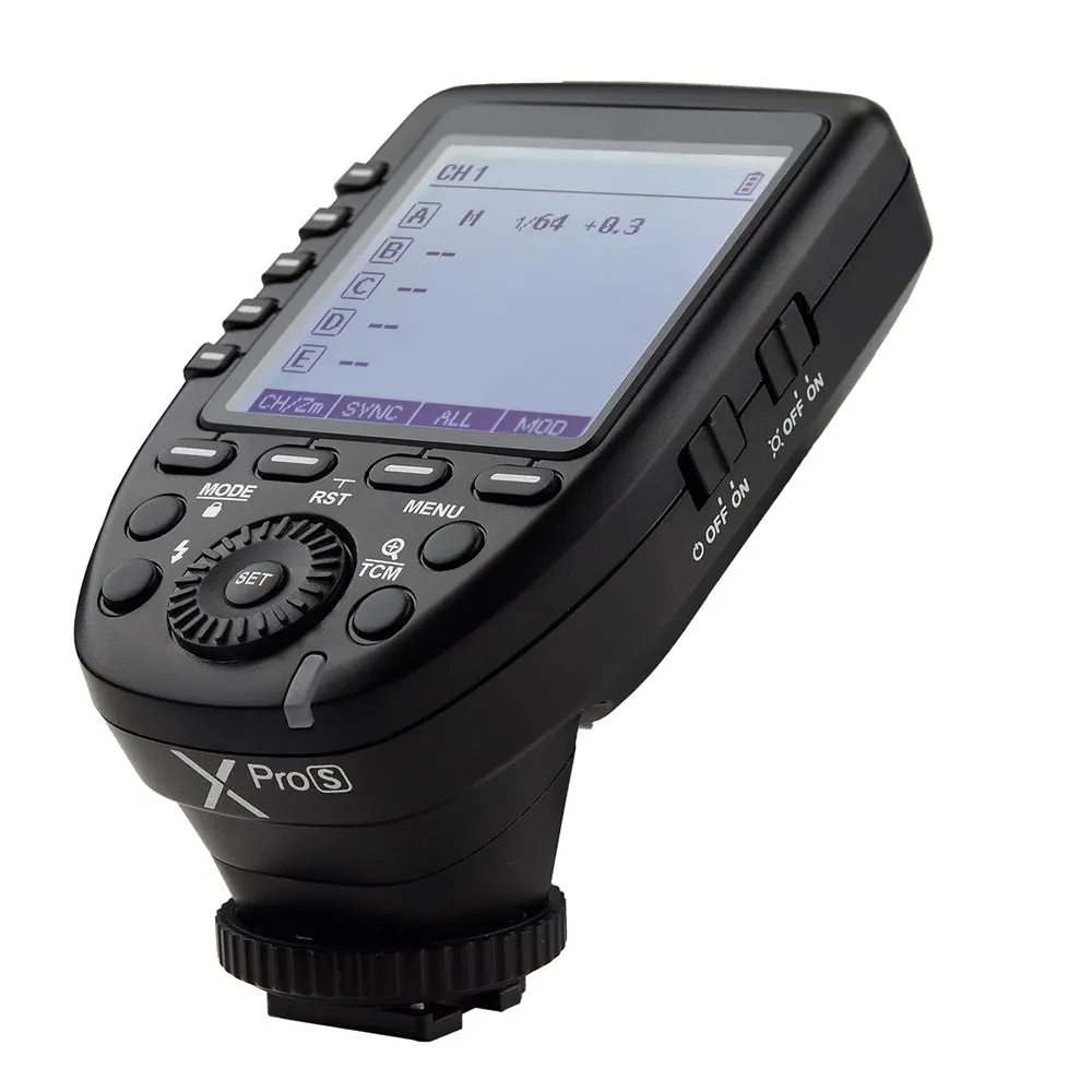 В наличии Godox XPro S 2 4G Wireless X System E TTL II HSS Flash Trigger Transmitter LCD Screen for Sony DSLR Camera|flash trigger|hss flash