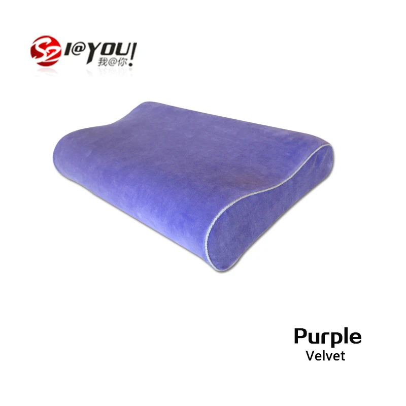 Massage Pillow Health Memory Foam Bamboo Fiber Pillows Adult Wavy 50*30*9/7cm Polyester Bedding SZ09 High Quailty | Дом и сад
