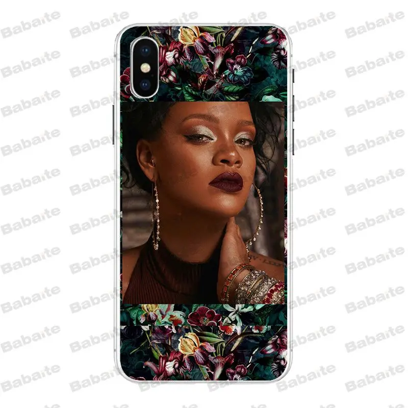 Babaite Рианна DIY печать рисунок чехол для телефона крышка оболочка для iPhone 8 7 6 6S Plus X XS XR XSMax 5 5S SE 5c11 11pro 11promax - Цвет: A7