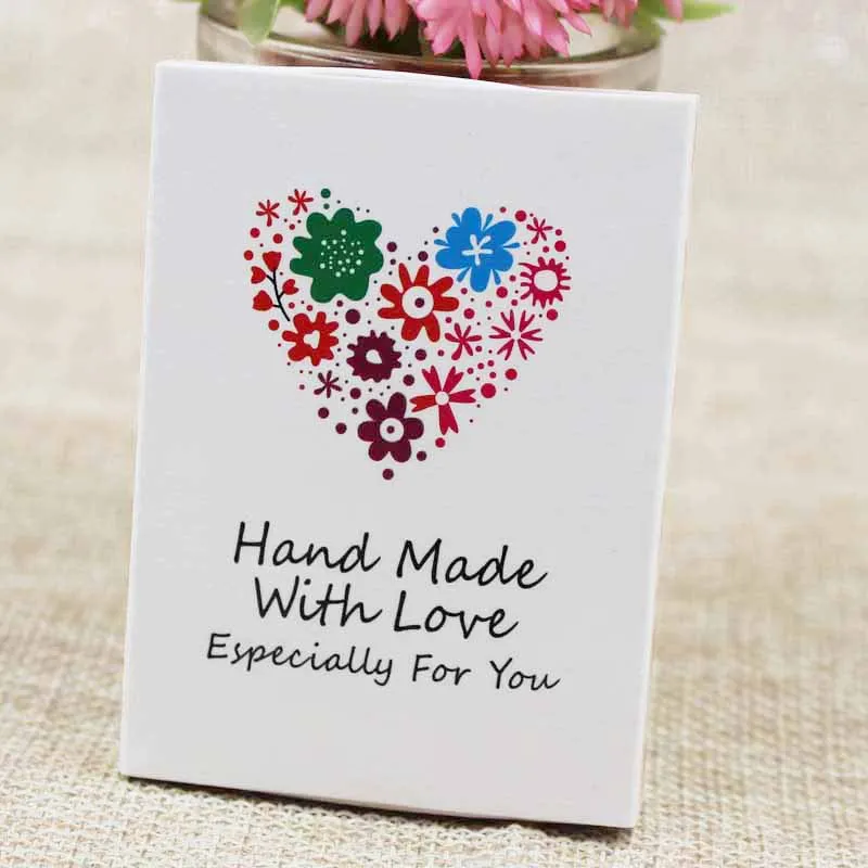 50 шт белый Картон глянцевая ламинация горка коробка ювелирных изделий ожерелье