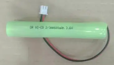 Бесплатная доставка 2 шт./лот 3 6 v 2/3AA ni-cd аккумуляторная батарея 2/3aa Аккумулятор