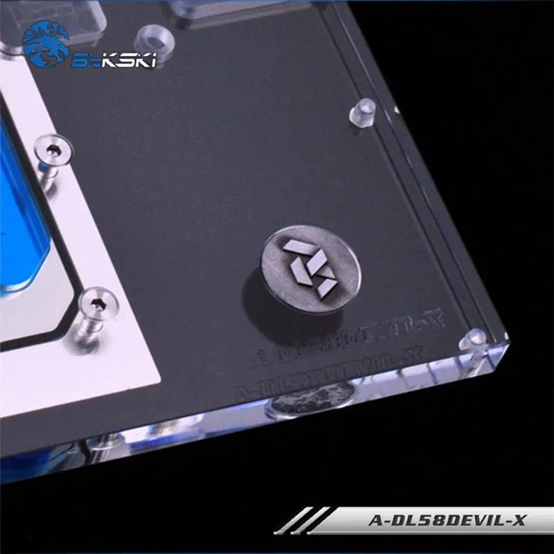 Bykski A-DL58DEVIL-X PC водяной охладитель Радиатор GPU кулер видеокарта блок для Dataland DEVIL RX580