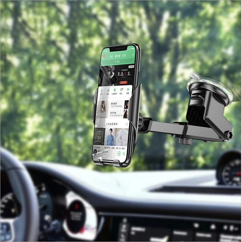 Автомобильный держатель для телефона MEIYI для iPhone XS X XR 8 7 Plus Автомобильный держатель для телефона на лобовое стекло автомобильный держатель вращение на 360 для samsung S9 Plus