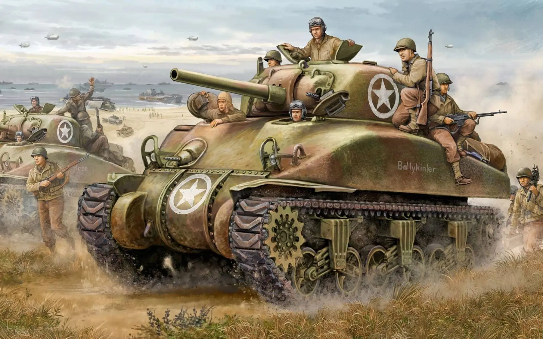 10 вариантов WW1 Танк WW2 армейское оружие постер винтажный Ретро Холст Картина DIY