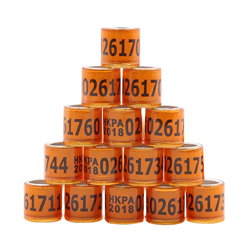 100 шт. кольцо для ног с птицей голубем разноцветное со словом 2019 качественное