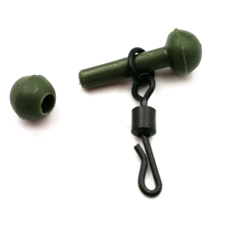 10 шт. рыболовные приманки колокольчик вертлюги резиновые Вертлюги Экипировка