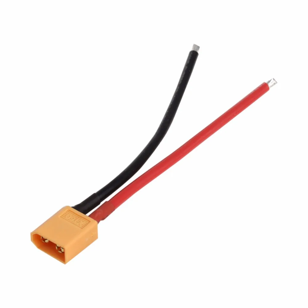2 шт. штекер аккумулятора XT60 Гнездовой разъем с силиконовым проводом 14 AWG|Детали и
