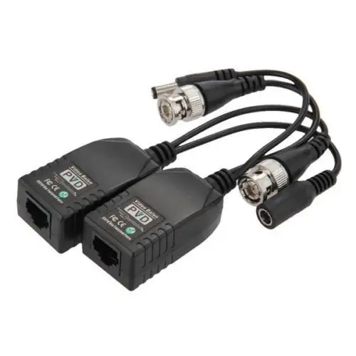 2 пассивных передачи данных PVD Balun трансиверы UTP RJ45 для камеры