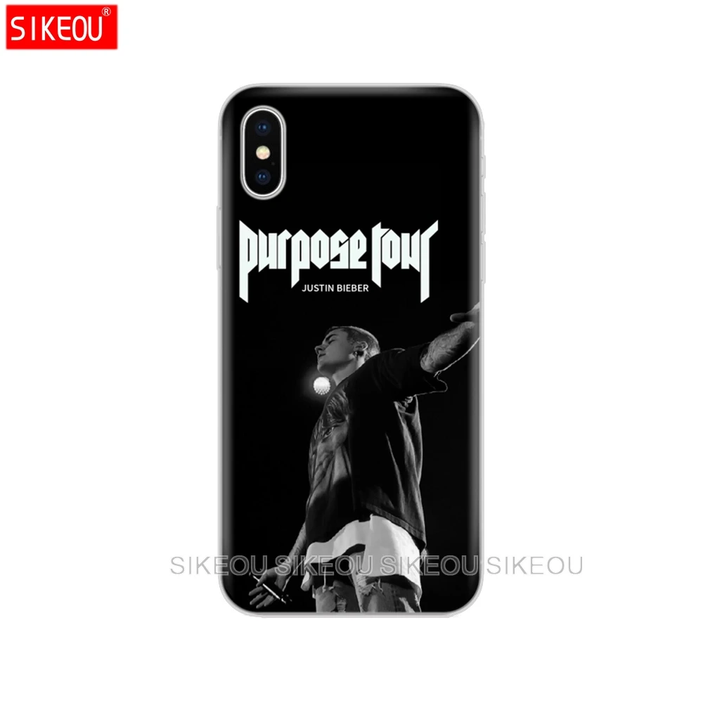 Силиконовый чехол для Iphone 6X8 7 6s 5 5S SE Plus 10 XR XS Max Джастин Бибер | Чехлы