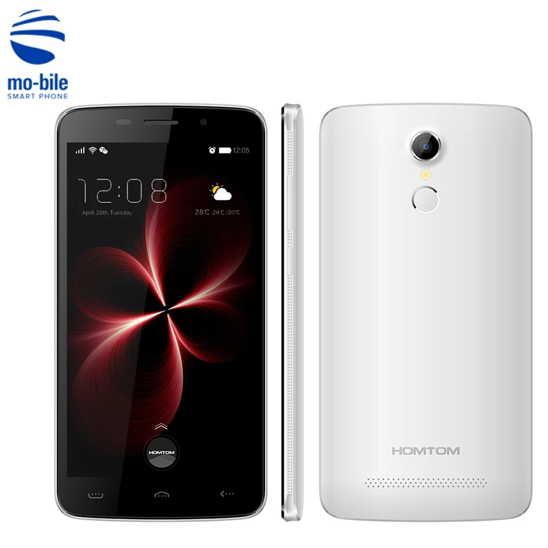 Original HOMTOM HT17 Pro 5.5Inch 4G Mobile Phone MTK6737 Quad Core 2G RAM 16G ROM 1280*720 Android 6.0 8.0MP Camera Fingerprint | Мобильные