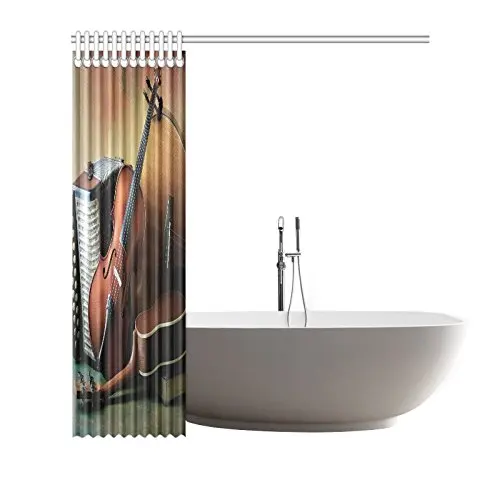 Акустические музыкальные инструменты гитара укулеле Скрипка ткань занавеска