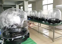 stage moving beam light 200w230w260w330w350w outdoor rain snow protective transparent cover hood house with base