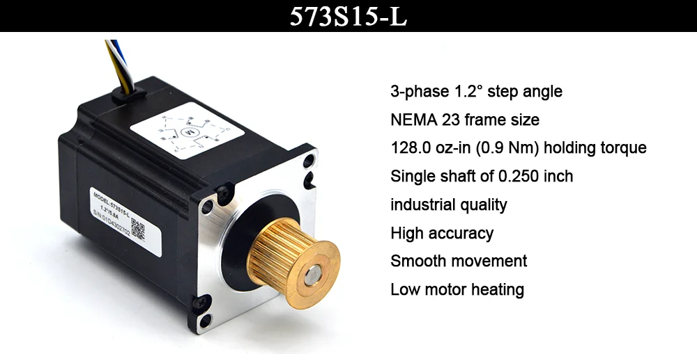 Leadshine 3 фазный шаговый драйвер 3DM683 2 шт.+ двигатель 573S09-L 1 шт. крутящий момент 0.9N.M+ двигатель 573S15-L 1 шт. крутящий момент 1.3N.M