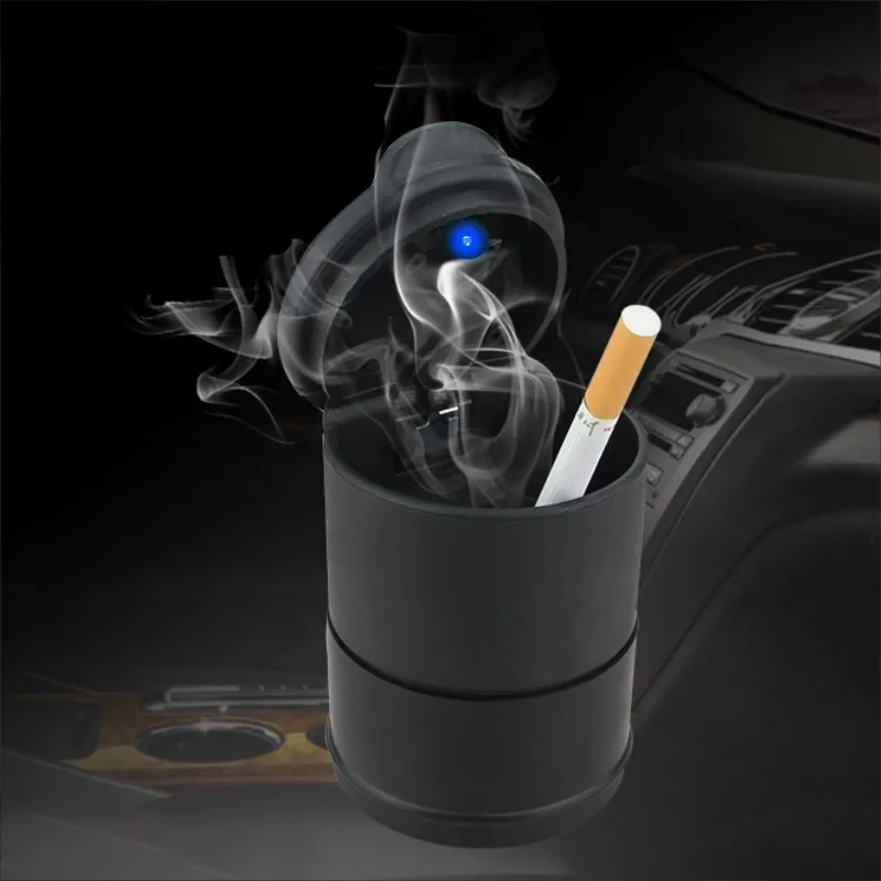 Сигаретная пепельница автомобильный цилиндр для замыкания со светодиодной