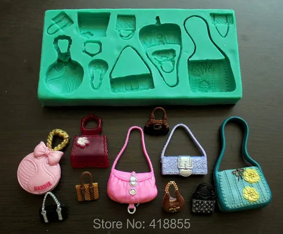 

Silicone Mould Bags Sugarcraft Cake Decorating Fondant Mold Fimo Mold Silicone Rubber For Cake Decorations PRZY Eco-friendly 001