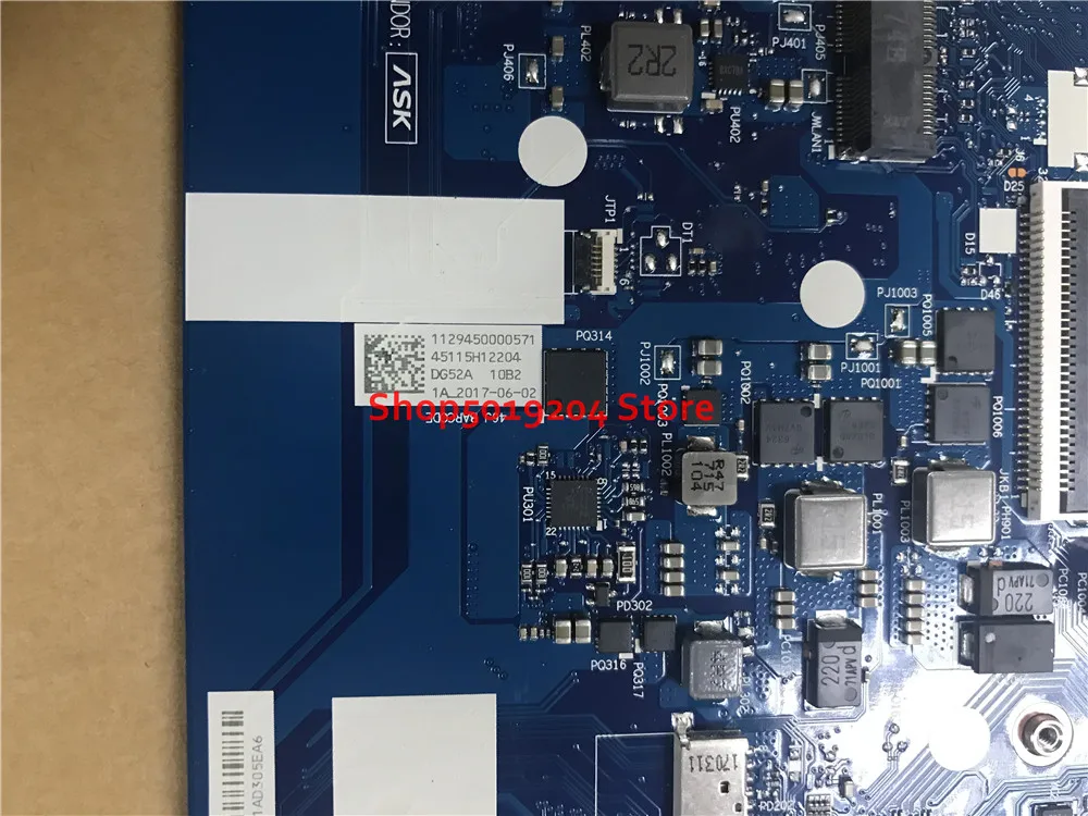 Материнская плата DG42A DG52A NMB244 для Lenovo xiaoxin 5000 материнская ноутбука Core SR341 I7-7500U DDR4 100%