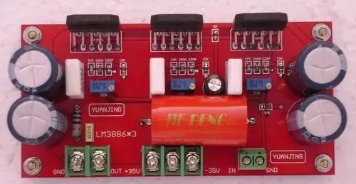 

Плата усилителя LM3886 * 3 150 Вт (роскошная доска)