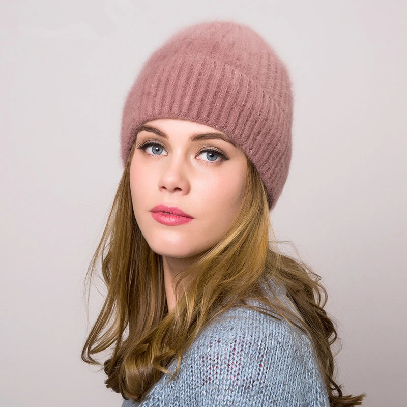 IOTTG Новинка 2017 года зимняя шапка для Для женщин кролик кашемировые вязаные