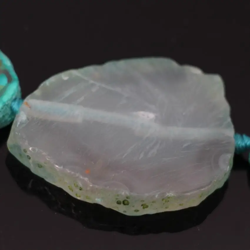 Зеленые натуральные соединительные бусины для плит из драгоценных камней 15 5