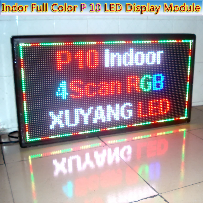 2019 новый SMD 3 в 1 P10 полноцветный модуль 1/4 сканирования Внутренняя/полунаружная
