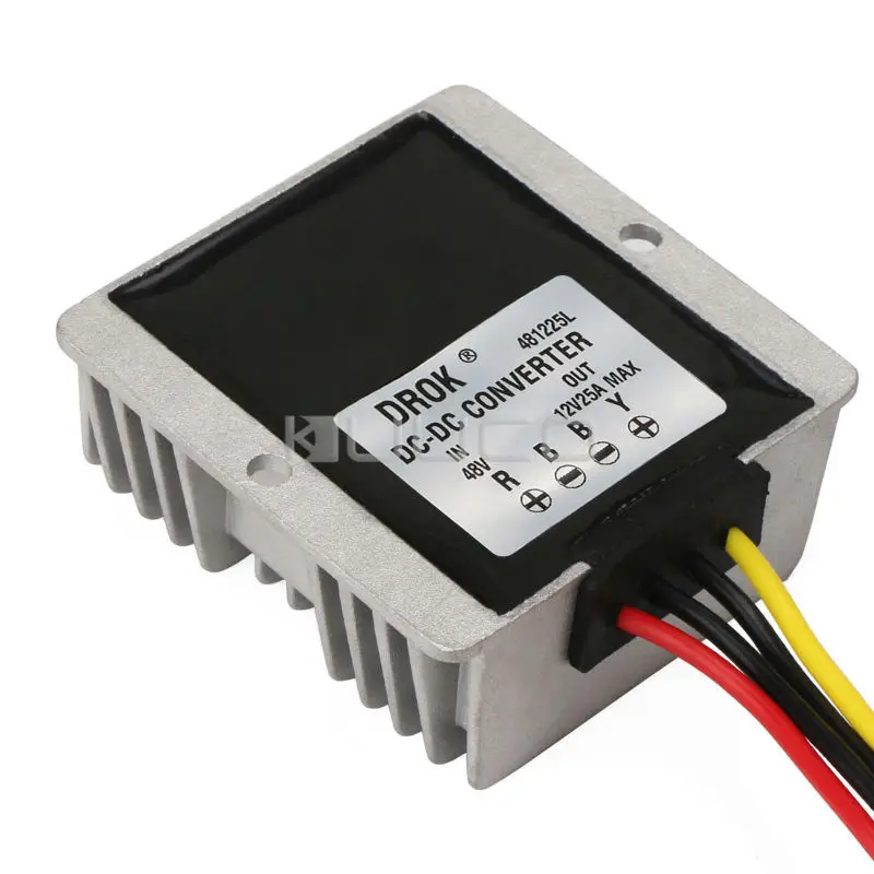 DC Buck Power Supply Module 48V(30~60V) to 12V 25A 300W Step Down Converter/Voltage Regulator/Adapter/Driver Waterproof | Обустройство