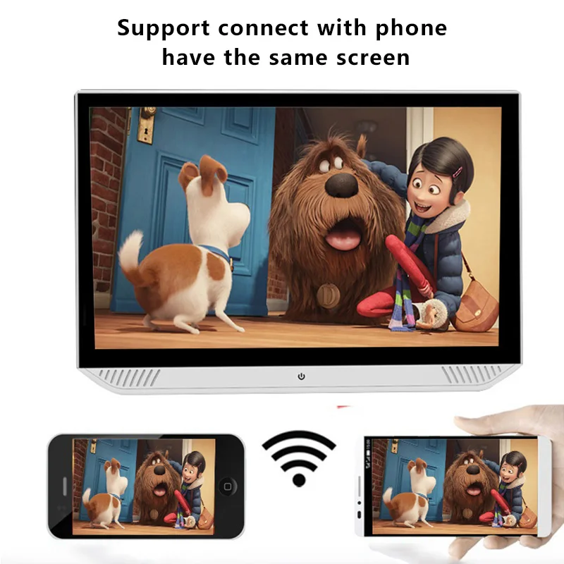 2 шт. 13,3 дюймов Android 6,0 Автомобильный подголовник монитор 1080 P HD сенсорный экран wifi Bluetooth FM HDMI USB SD ультра-тонкий MP5 видео плеер