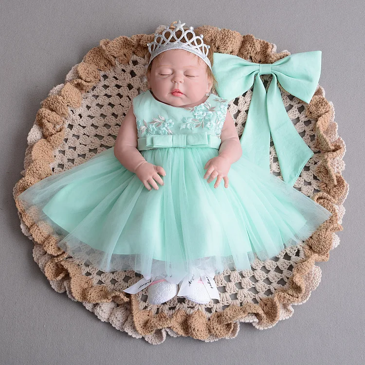 

55cm Full Silicone Body Reborn Baby Doll Toy Realistic 23inch fashion bathe princess Girls Babies Doll Kid birthday Xmas Toy