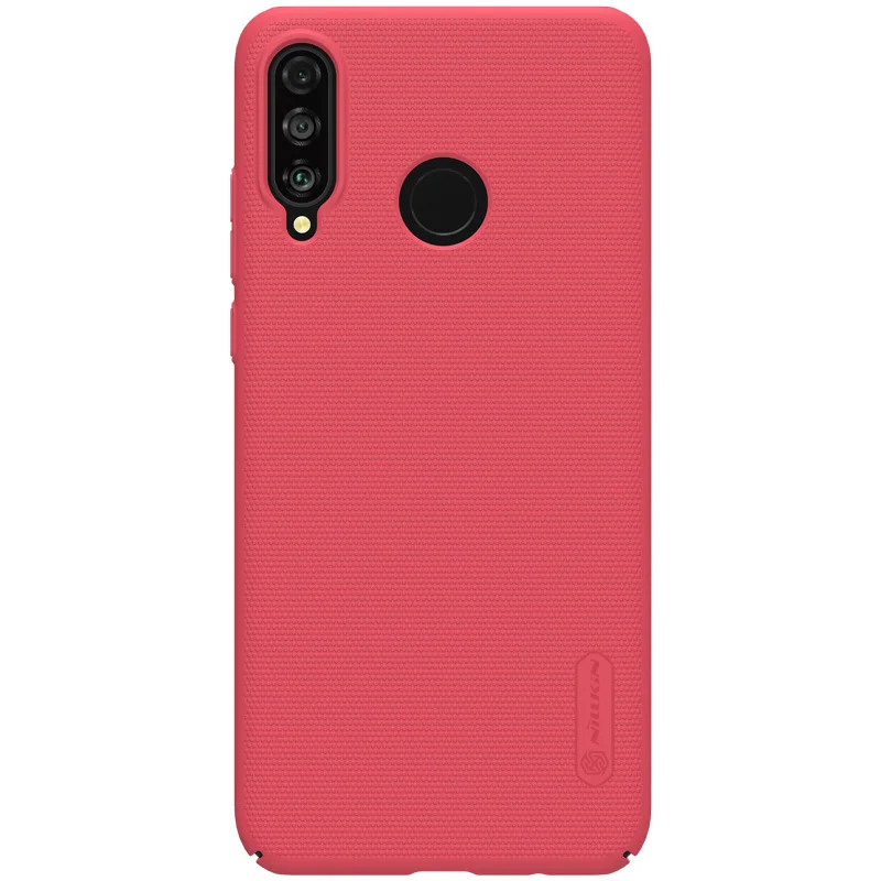 Red Nilkin huawei P30 Lite чехол huawei Nova 4E чехол Nillkin матовый жесткий пластиковый бизнес-чехол s для huawei P30 Lite Capa - Цвет: Red