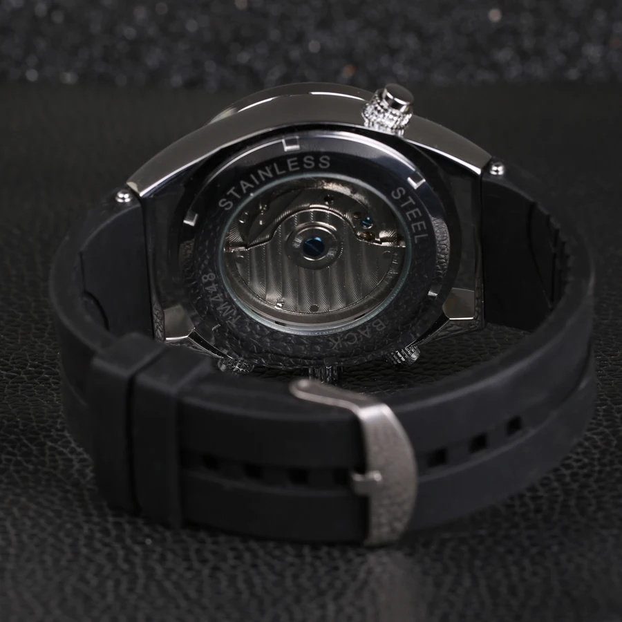 Классические часы Tourbillon мужские топового бренда Роскошные автоматические с