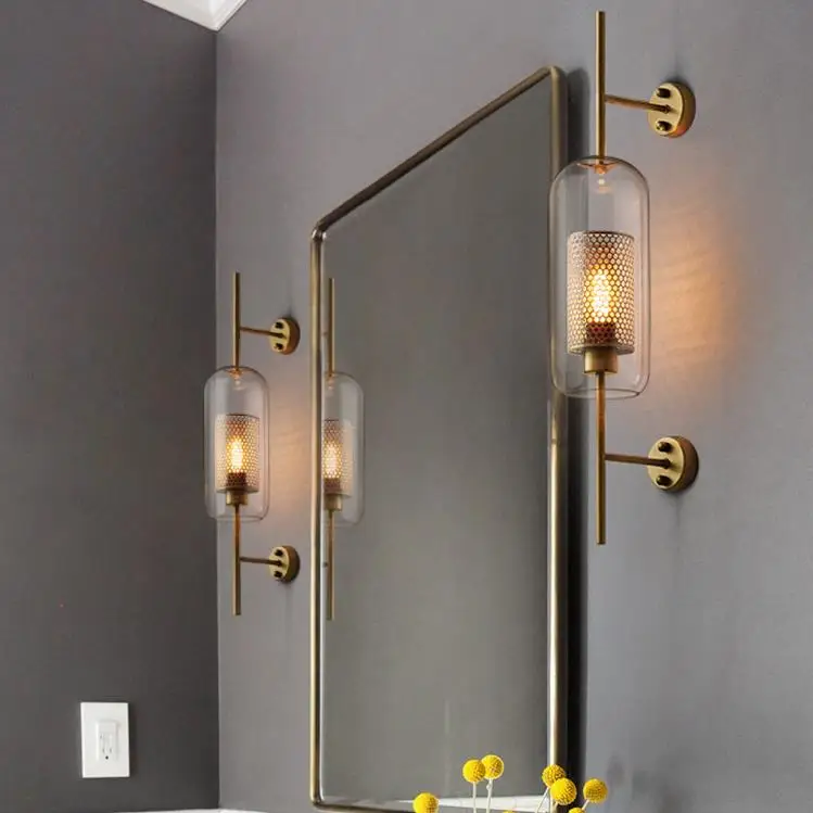 Настенные светодиодсветодиодный лампы в скандинавском стиле бра для спальни