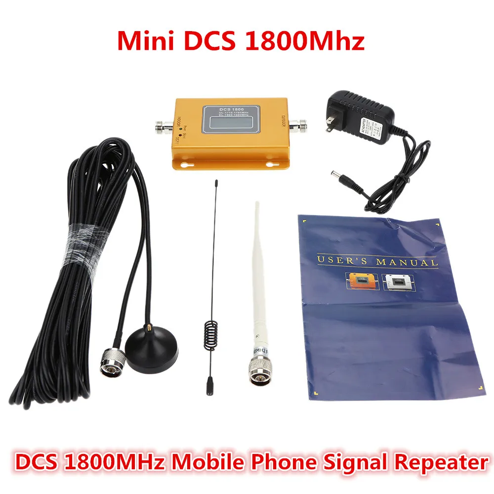Полный комплект GSM 4G LTE 1800 ретранслятор 60 дБ DCS сотовый усилитель мобильный