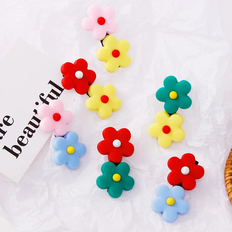 Новый Модный яркий цветок заколки для волос красивые держатели головных уборов