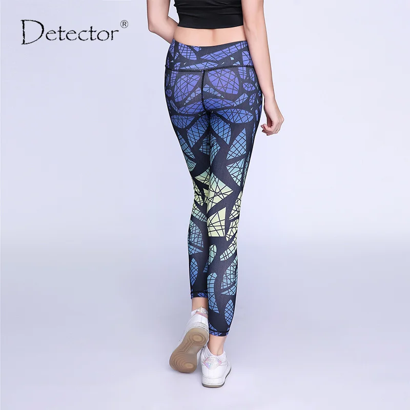 Штаны для йоги с цветами Detector спортивные Леггинсы спортзала фитнеса тренировок