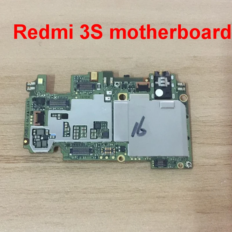 Разблокированная рабочая 16 Гб плата для Xiaomi Redmi 3 s 3 s материнская плата смартфон+ номер отслеживания