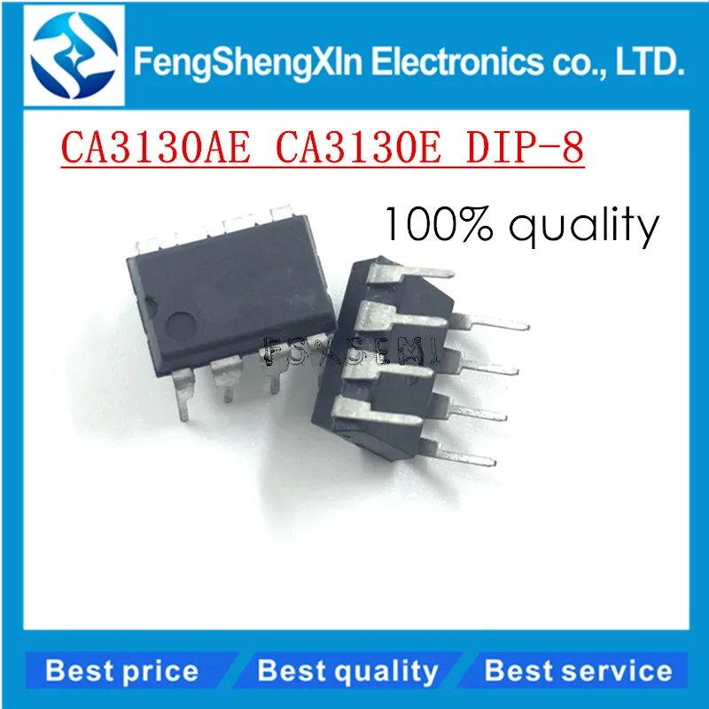 10 шт./лот CA3130E CA3130 CA3130AE CA3130EZ DIP-8 15 МГц рабочий усилитель BiMOS с входом