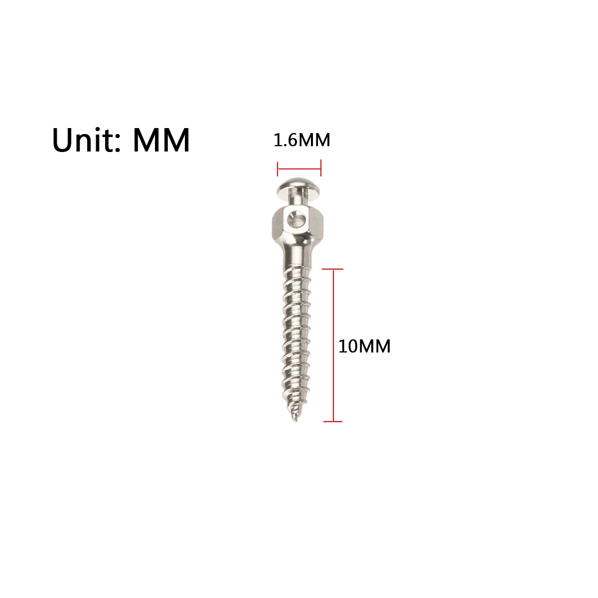 Various specifications Self Drilling Thread Dental Orthodontic Matching Tool Micro Implants Screw Titanium Mini Screw