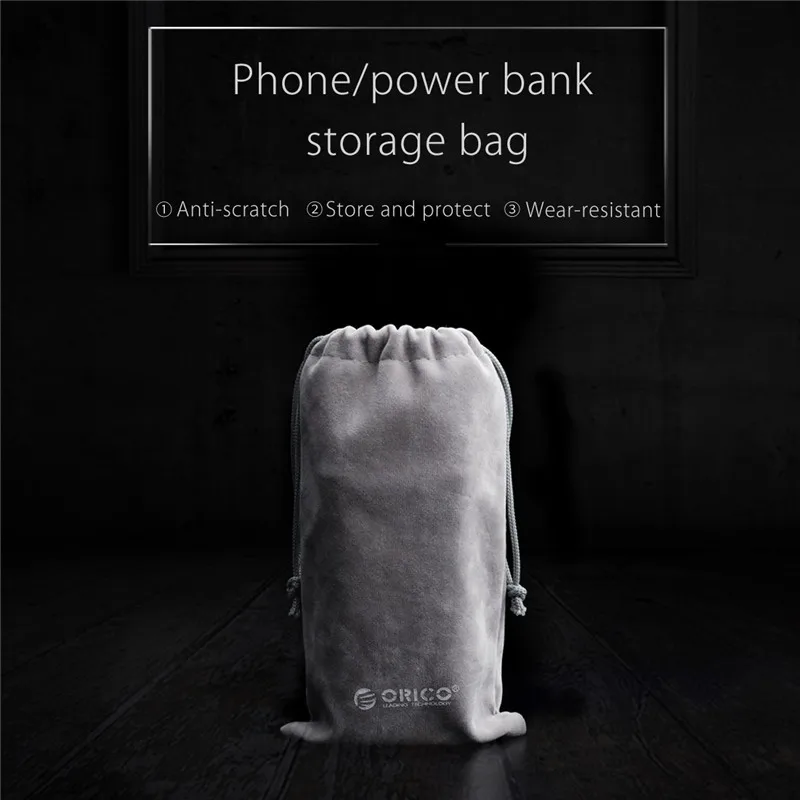 ORICO SA1810 Вельветовая Защитная сумка для USB зарядного устройства/USB