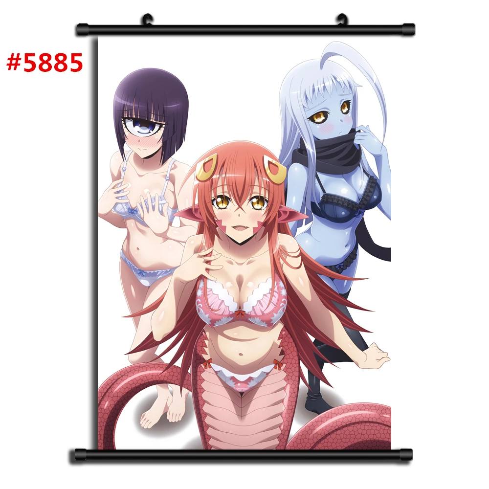 Monster musume no iru nichijou Аниме Манга настенный плакат свиток - Цвет: 5885