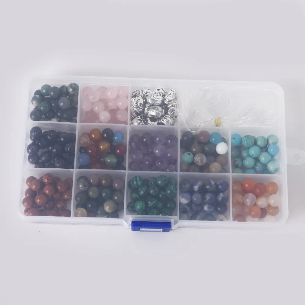 Лидер продаж круглые бусины из натурального камня для самостоятельного