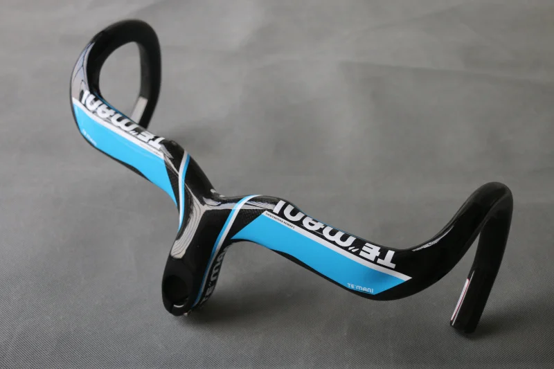 

Temani High Strength Carbon Fiber Handlebar Road Cycling Handlel/Integrated Handlebar Glossy/Matte 28.6mm 400/420/440mm