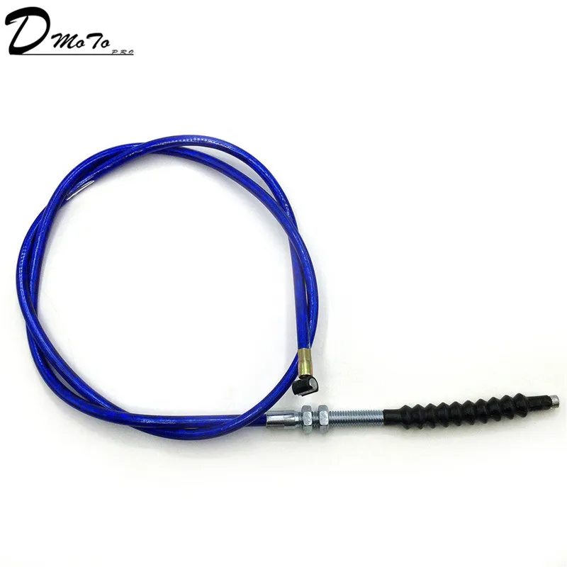 Blue Clutch Cable Красный дроссельной заслонки клатч кабель для китайского Dirt Pit мотоцикл, мотоцикл XR50 CRF50 CRF70 KLX 110 125 SSR TTR BBR горизонтальный двигатель - Цвет: Blue Clutch Cable